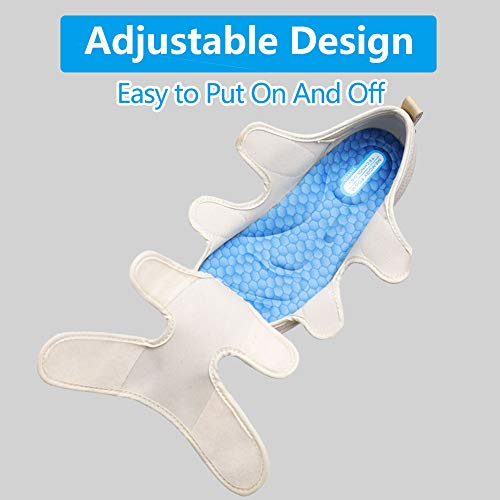 Women Diabetic Shoes, Adjustable Edema Comfy Sandal, Extra Wide Walking Memory Foam Slippers Closed Toe Easy On/Off for Elderly Swollen Bandaged Feet Indoor/Outdoor4