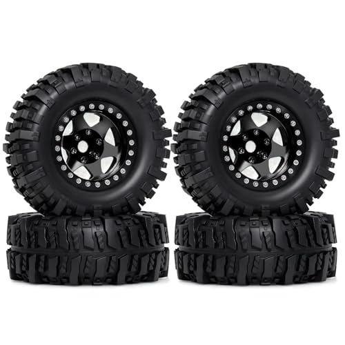 Jante beadlock 1.9 avec pneu plat profond pour optimiser le réalisme Axial SCX10