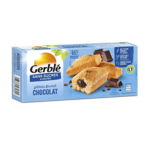  Gerblé Sans Sucres Ajoutés, Gâteau Fourré au C...