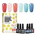 Produktbild Lagunamoon UV Nagellack, Gel Nagellack UV LED 6 Farben Set für Nageldesign Gel Polish Soak off Gel Nagellack Color of 2019