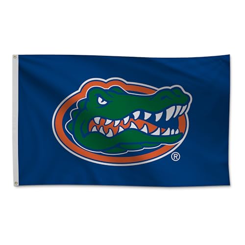 Florida Gators College Sports Printed Flag - NCAA Licensed - Nylon - School Banner (Blue Orange) (3 x 5)