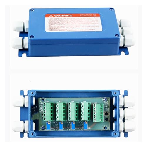 Célula de carga Caja de conexiones de celda de carga Caja de conexiones de 5 orificios y 4 cables Puente de pesaje/Puente de pesaje/Sensor de pesaje Sensor de pesaje Medidas precisas proporcionadas po