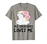Photo Gallery my grandma loves me boy girl kid nipote maglietta Photo Gallery my grandma loves me boy girl kid nipote maglietta