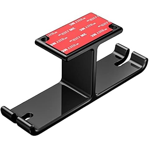 Hook-It! Dual Headphone/Headset Hanger with 3M Adhesive and Screws Cover