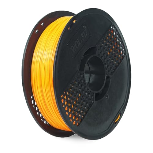 Image of WOL3D PLA PRO+ 3D Printer Filament, 1kg Net Weight, Eco-Friendly, Low Warping Output, 1.75mm Diameter ±0.02mm Accuracy, Ideal for DIY Makers, Compatible with Leading FDM (Fluorescent Orange)