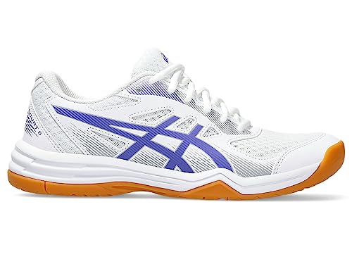ASICS Damen Upcourt 5 Sneaker, White/Blue Violet, 39 EU