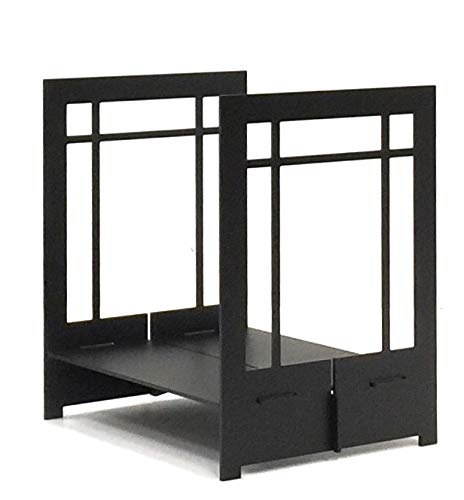 Fireplace Log Basket (Textured Black (Craftsman))