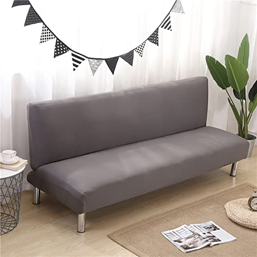 jianyana Funda elástica para sofá Cama sin Brazos de 3 plazas, Funda Universal para sofá de 3 plazas, Funda para futón, Antideslizante, sin Brazos, Plegable, para Sala de Estar y hogar