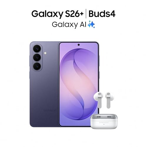 Image of Samsung Galaxy S26 Plus 5G (Black, 12GB RAM, 256GB Storage), AI Phone, Photo Assist, Creative Studio, 50MP Camera, 4900mAh Battery and Super Fast Wireless Charging