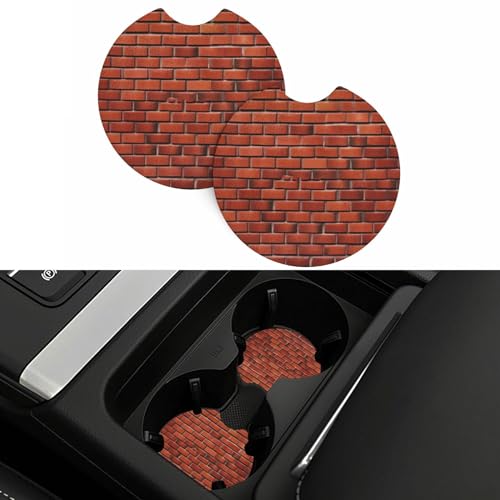 Portavasos para carro 2 piezas antideslizante negra miniatura 5
