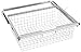 Rubbermaid Configurations Sliding Basket for Closet Drawer Organization, Titanium, Sturdy Slide Out Basket for Home/Laundry/Bathroom/Mudroom/Pantry/Linen Closet