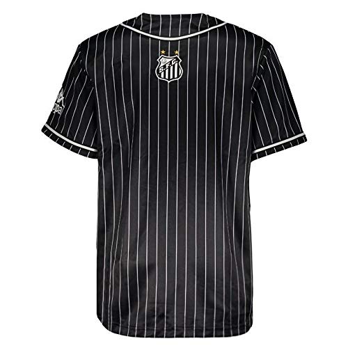 Camisa Kappa Baseball Santos Preta