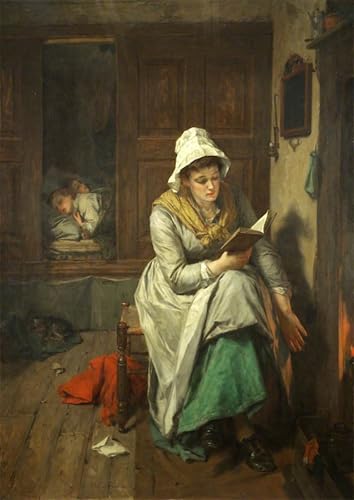 Tableaux Portrait Quand les enfants dorment, une œuvre touchante pour la maison 60x90cm
