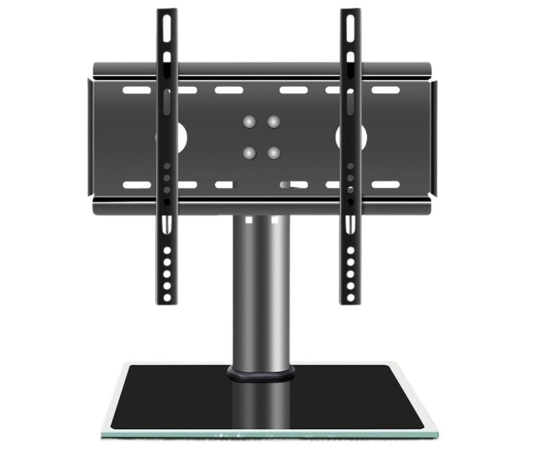 Base universal para TV LCD de 32 a 43 pulgadas, altura ajustable con vidrio templado, ideal para cine en casa y pantalla de mesa