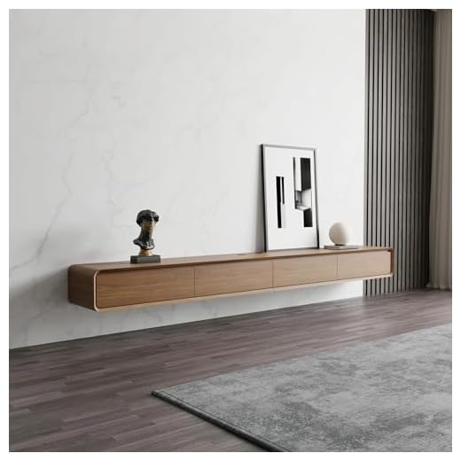 Schwebender TV Schrank 280cm Eichenoptik