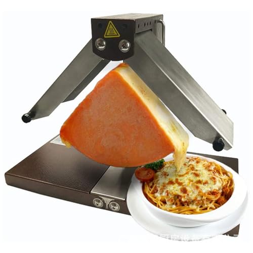 KUSOLE Fundidor de Queso para raclette, eléctrico, Comercial, de Calentamiento rápido, para Media Rueda de Queso, multifunción, con ángulo Ajustable para restaurantes Occidentales.