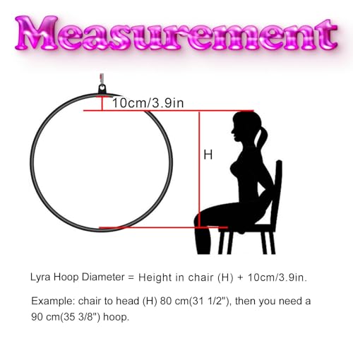 Anilla para Yoga Aéreo Lyra Hoop 3m con Accesorios miniatura 6