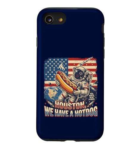 �q���[�X�g�� We Have a Hotdog �F����s�m 7��4�� �A�����J���� �����Y ���f�B�[�X �X�}�z�P�[�X iPhone SE (2020) / 7 / 8 �p