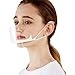 Produktbild eiuEQIU afety Gesichtsschutzschild | Gesichtsvisier aus Kunststoff | Schutzvisier in Transparent | Universal Gesichtsschutz | Visier zum Schutz vor Flüssigkeiten | Face Shield für Mund Nase