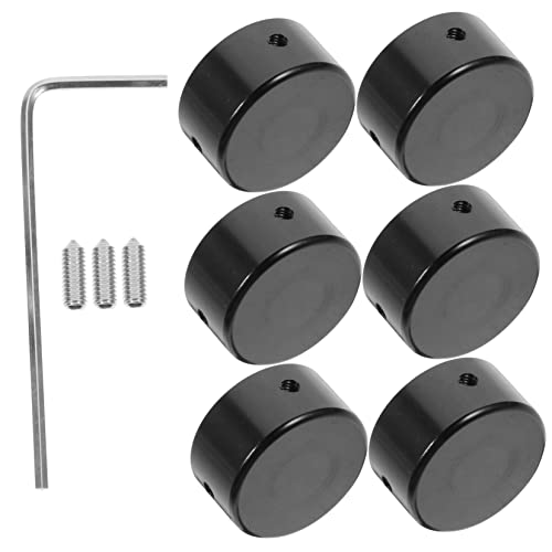 MILISTEN 5 Conjuntos De Pedais Botões De Guitarra Pedal Eficiente Antiderrapante Make Topper Mm Tamp