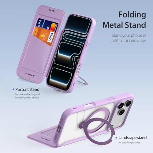 Folio Case iPhone 17 Pro Max en mat&eacute;riau premium avec rabat de s&eacute;curit&eacute; - 6
