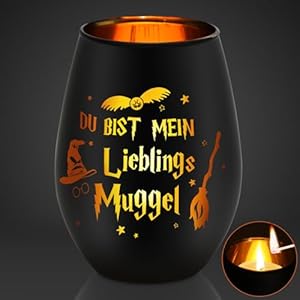 Cadimus Du bist mein Lieblings Muggel Windlicht