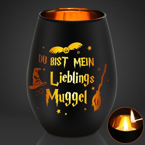 Cadimus Du bist mein Lieblings Muggel Windlicht