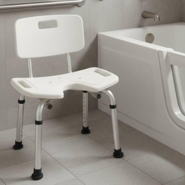 Amazon｜iimono117 シャワーチェア 介護用 高さ調節 お風呂 椅子 浴用