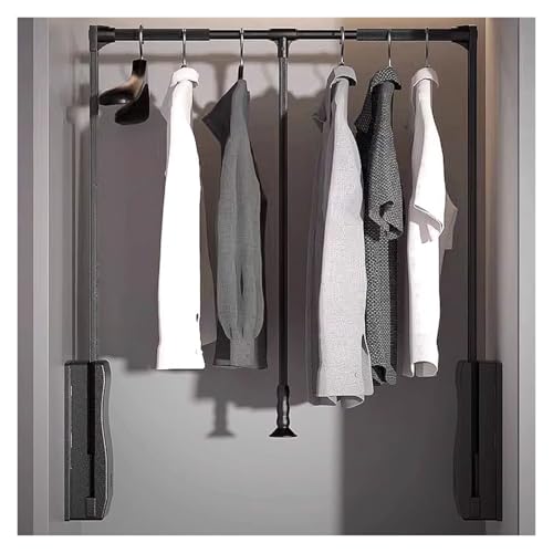 Tringle de levage de garde-robe à double sens en alu robuste