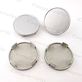 llantas hyundai i10 Fijación rápida y fácil 4 x  exterior interior de 60 mm – 55 mm  A25 – 82 Buje tapas Llanta Buje de rueda tapa tapa Hyundai gris no logo