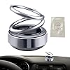 Rechory Rotating Car Air Freshener,Suspension Rotatable Air Purifier Freshener | Stylish Solar Powered Suspension Rotating Car Fragrance Decor for Home and Cars #5
