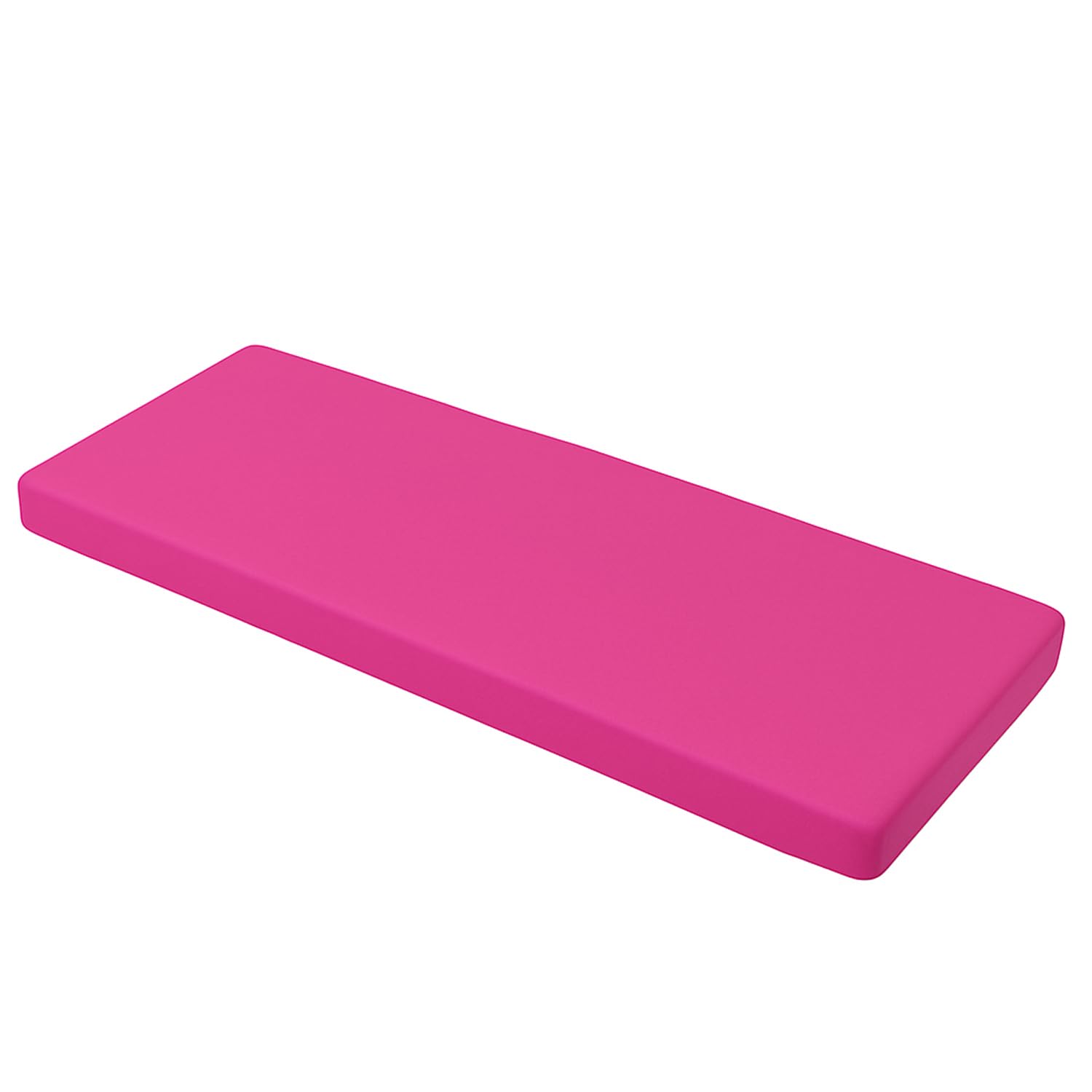 Brillars Outdoor Garden Bench Cushion 2 Seater for Patio Furniture, Water Resistant Heavy Duty Soft Replacement Cushions Seat Pad Sofa Pillow (Pink, 106x45x5cm / 42x18x2)