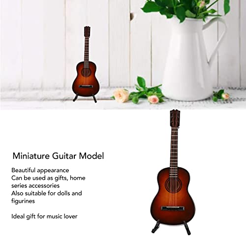 Cryfokt ミニチュアギターモデル絶妙なクラフトパーティーの装飾に使いやすい、Sサイズ7.9インチ