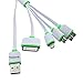 TxLove 100cm 4 in 1 Multiple Adjustable USB Adapter Charging Cable