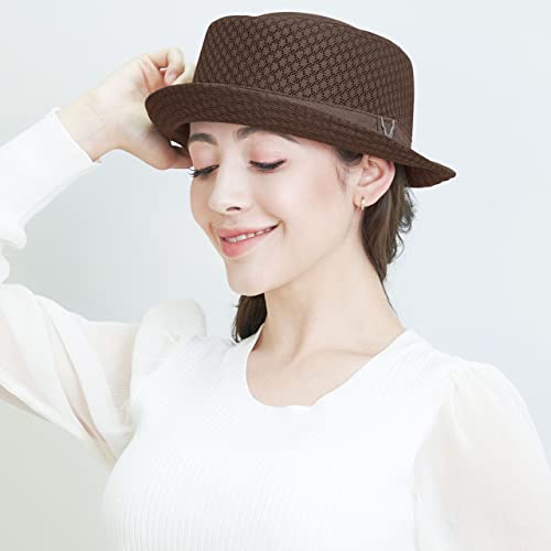 Image of The Hat Depot Unisex Light Weight Classic Soft Cool Mesh Pork Pie hat