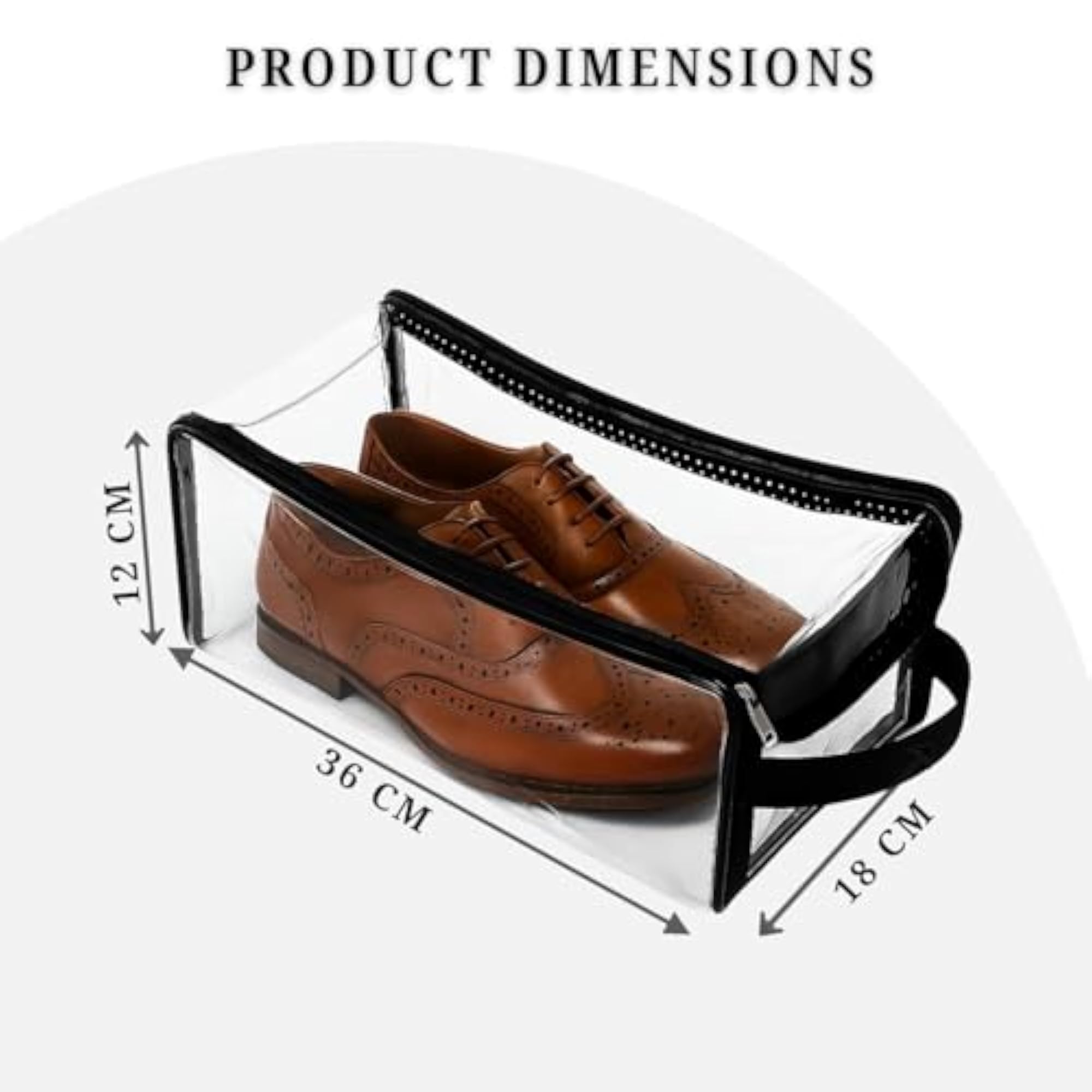 Transparent Waterproof Shoe Bag for Travel & Home