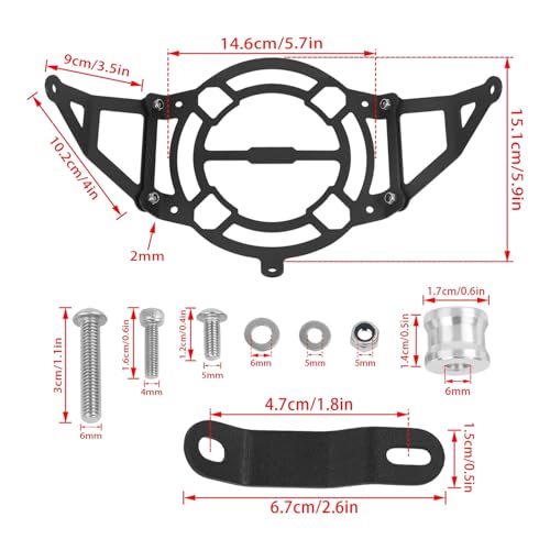 Grille phare moto Monkey crash protecteur antichoc