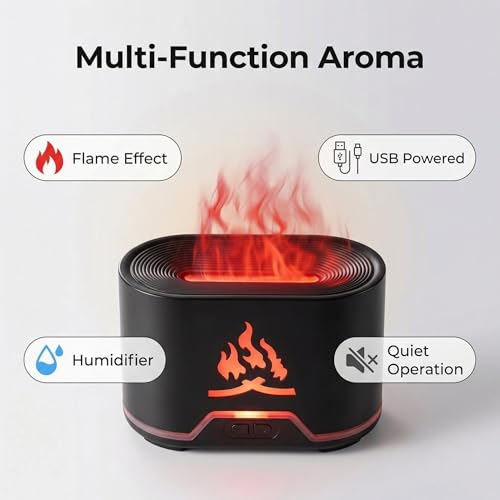 Difusor USB multifuncional de aromas con humidificador ultrasónico miniatura 3