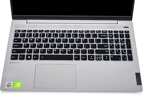Image of RAYA Silicone Keyboard Cover for Lenovo Ideapad Slim3 /Slim5 [ 82XM0113IN / 83ER00MCIN / 83DC00ACIN ] and LOQ 12th Gen [ 83LK009VIN / 83LK0032IN ] 15.6inch Laptop (Black)