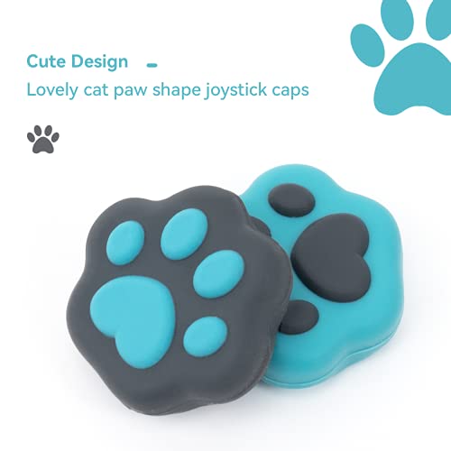 Geekshare Tampas De Aperto De Polegar Em Forma De Pata De Gato, Compatível Com Nintendo Switch/Oled/