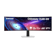 Samsung 49 inch Odyssey 0.03 ms 240 Hz OLED G9 Gaming Monitor (LS49CG932SNXZA) -[Canada Version] (2023)