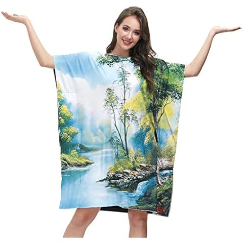 Halloween Costumes Women’s Artist Joy of Painting Bob Tree Tunic Dress Green One Size Cover