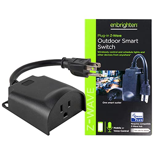 Enbrighten 14298 Z-Wave Plus Plug-In Outdoor Smart Switch main view