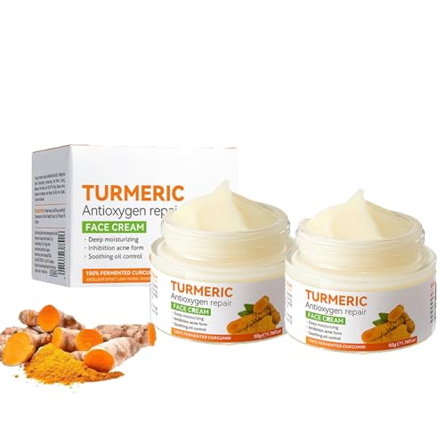 Crema Aclarante De Cúrcuma, Crema Antienvejecimiento Con Cúrcuma, Cuidado Hidratante Facial, Anti-Oxidación, Hidratante, Anti-Manchas Morenas (2)