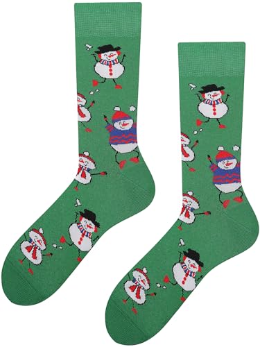 Todo Colours Calzini divertenti con motivi spiritosi, multicolore, gioiosi e pieni di vita, 42-44