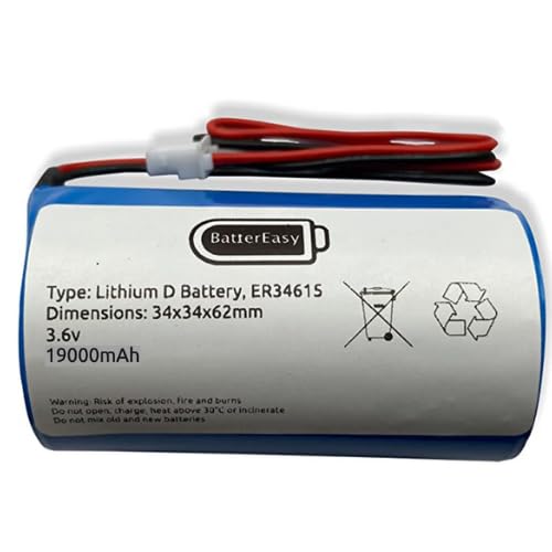 Batterie for-Visonic Powermax 3.6V Sirène Alarme MCS-730, MCS-710 MCS-720 0-9912-K