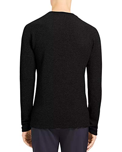 Theory Mens Karlsson Cotton Cashmere Knit Raglan Sleeve Crewneck Sweater,3