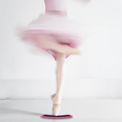 Miniatura 6 de GSYUWIH Giro, tabla giratoria para entrenamiento de balance, giro de baile y entrenamiento de equilibrio, tablero giratorio rectangular naranja para