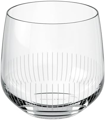 Villeroy & Boch Afina Collection Water Glass, Set of 4, 3.5 x 3.25, 6.75 oz Capacity, Crystal Glass, Perfect for Water and Juice, Dishwasher-safe, Made in Europe