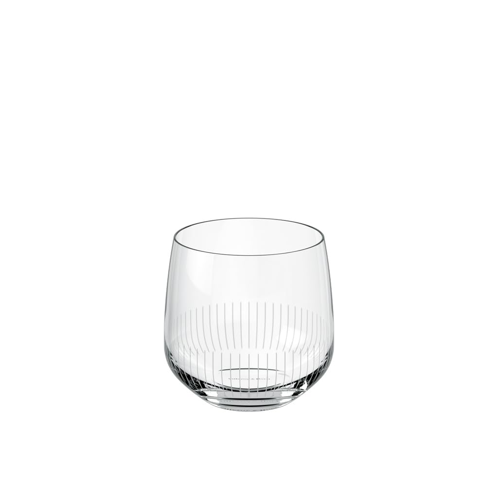 Villeroy & Boch - Afina, set de 4 vasos de agua de vidrio de cristal aptos para lavavajillas, vasos de cristal para agua y zumo